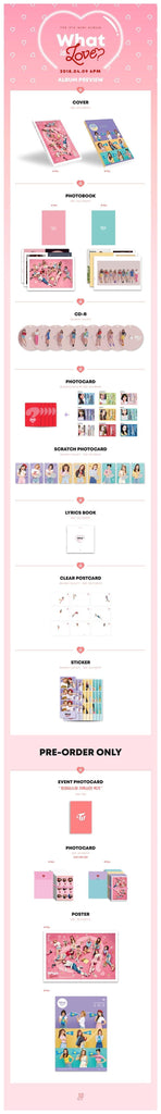 TWICE - [What is Love?] 5th Mini Album - Oppa Store