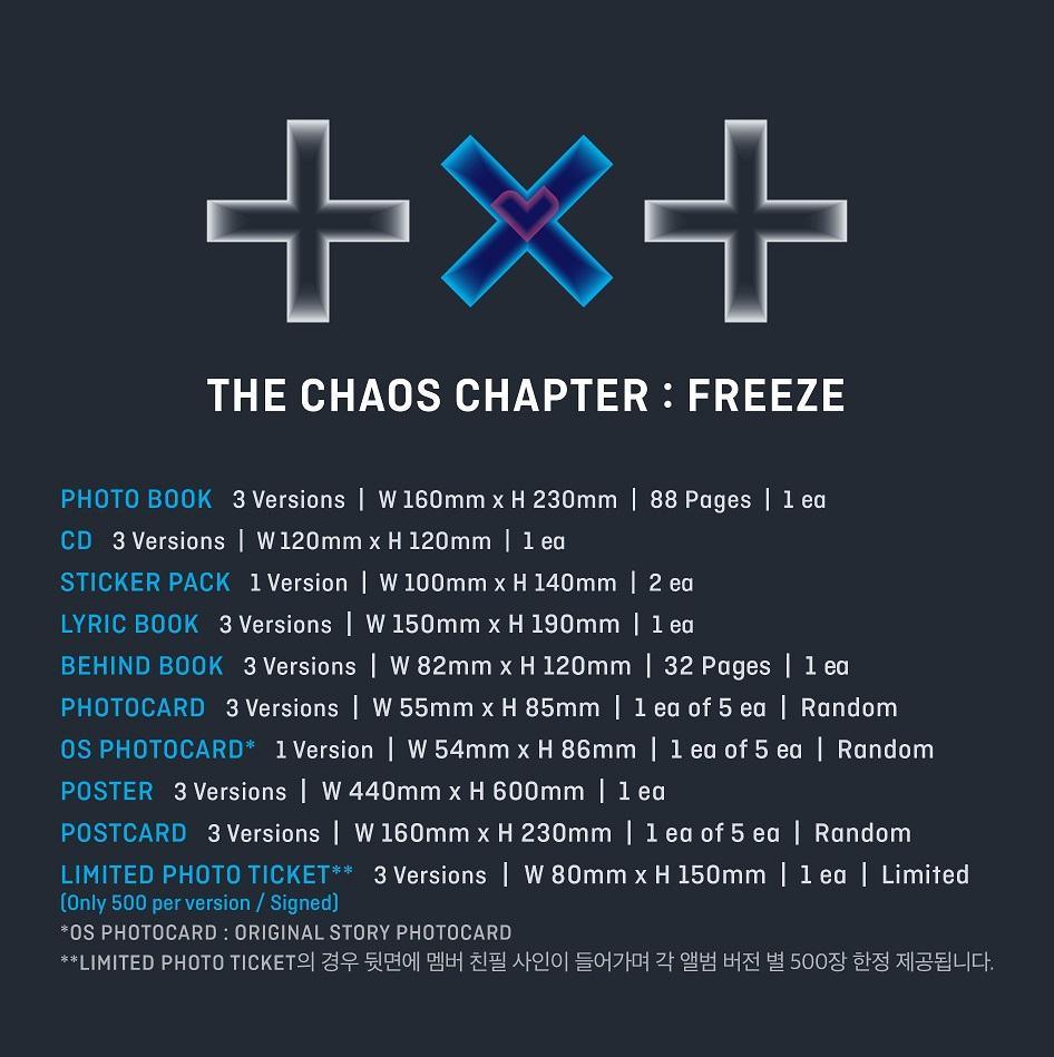 TXT - Album [The Chaos Chapter : Freeze] - Oppa Store