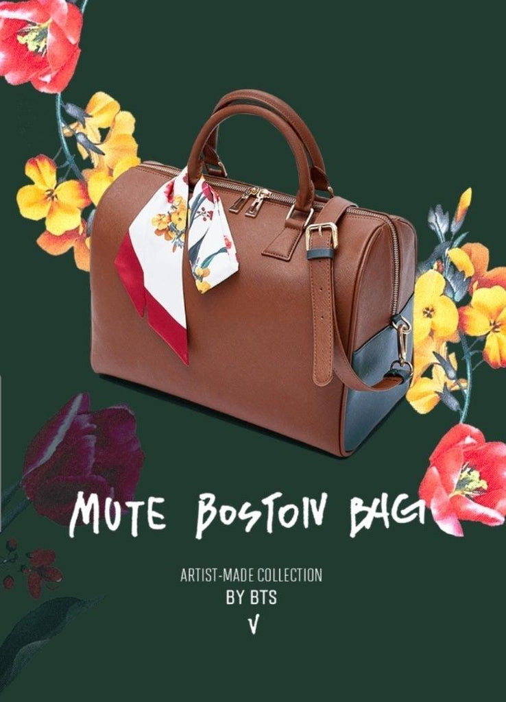 V] Mute Boston Bag [BTS Artist-Made Collection] - Oppa Store