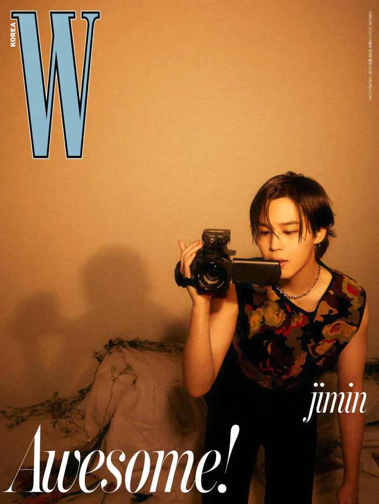 W Korea February 2023 Vol. 2 - BTS Jimin Cover (Type A/B/C/D/E/F) - Oppa Store