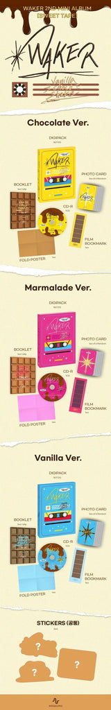 WAKER - [Sweet Tape] - 2nd Mini Album - Oppa Store