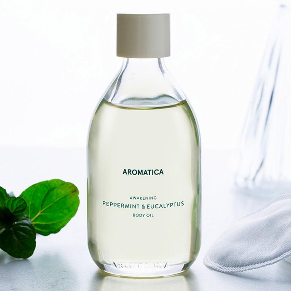 [Aromatica] Awakening Body Oil - Peppermint & Eucalyptus 100ml - Oppastore