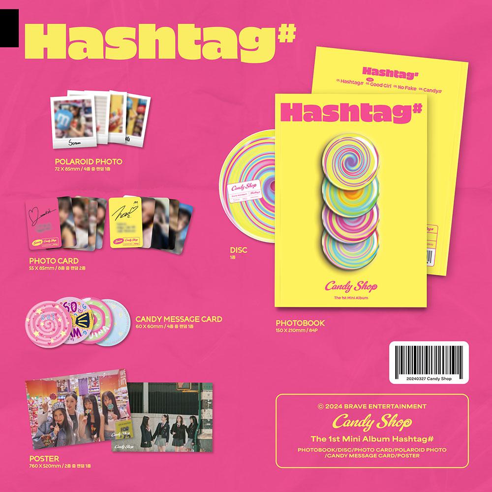 Candy Shop - Hashtag# First Mini Album - Oppa Store