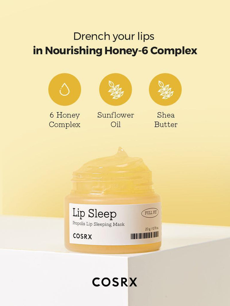 [COSRX] Full Fit Propolis Lip Sleeping Mask - Oppa Store