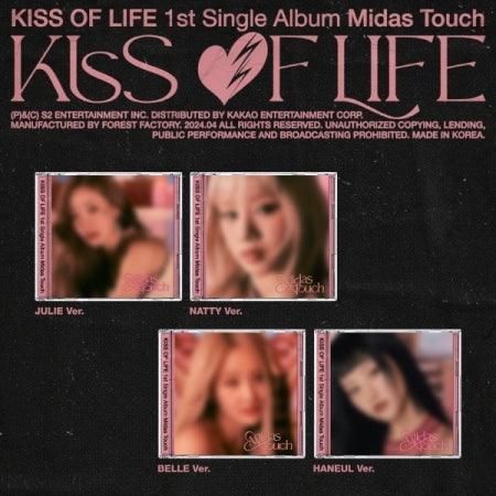 Kiss Of Life - MIDAS TOUCH - 1st Single Album - Oppa Store