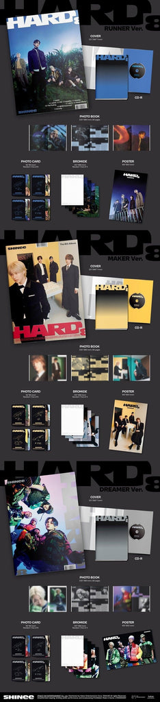 SHINee - Hard 8th Full Album - Oppa Store