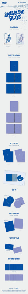 TWS - Sparkling Blue 1st Mini Album - Oppa Store